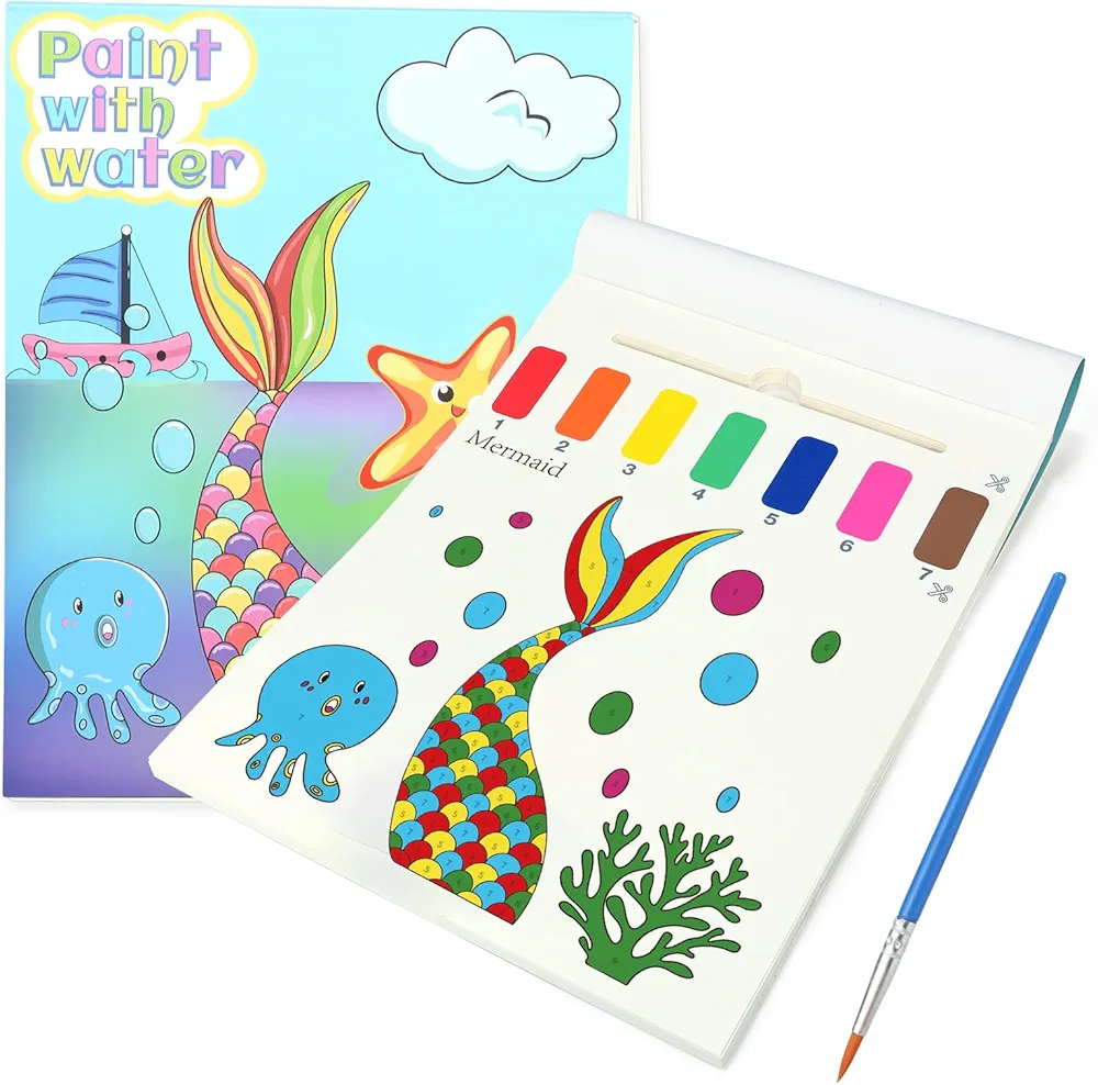 Paint with Water Coloring Books for Toddlers
