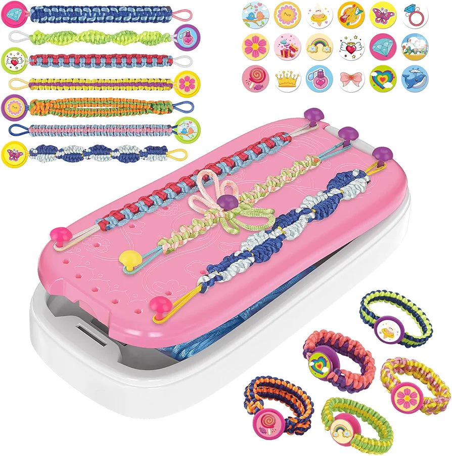 Insfungo Friendship Bracelet Making Kit, Gifts for 7 8 9 10 Year Old Girl, Arts and Crafts for Kids Ages 8-12, Birthday Gifts Ideal for Girls, Present for Teens, Tweens, 10-12