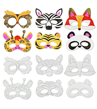 make color your own paper masks