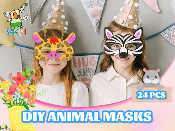 make color your own paper masks
