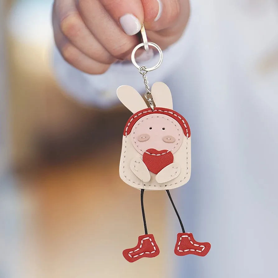 Easter Arts and Crafts for Kids Ages 4-8 Sewing Kit for Kids and Adult Keychain Kit Bag Ornament Arts & Crafts (Red, One Size)