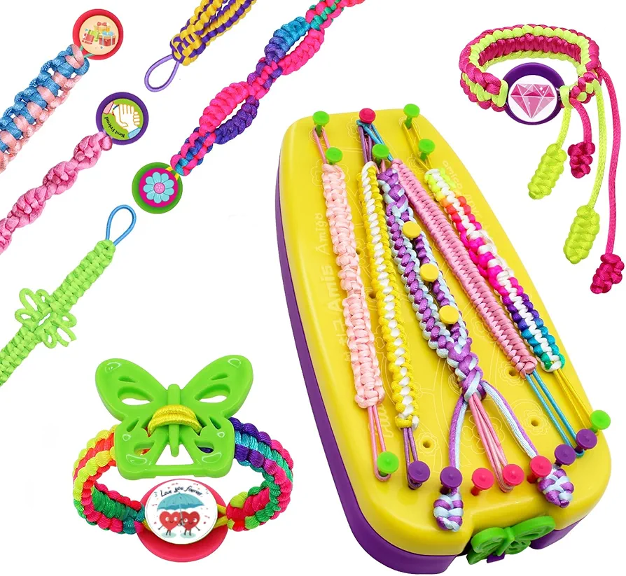Pansonbe Friendship Bracelet Making Kit for Girls - arts and crafts for kids ages 8-12 - friendship bracelet string - crafts for girls 8-12