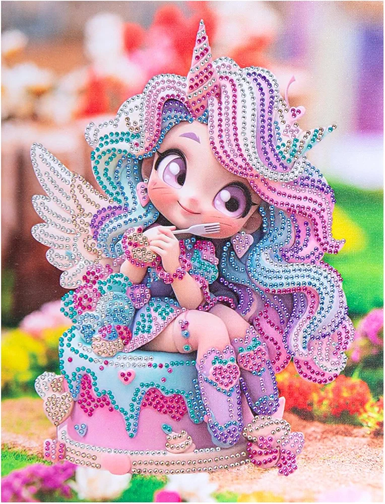 StormSpark Diamond Painting Kits for Girls Perfect Arts and Crafts Kit for Girl Ages 4-12 (Victoria)