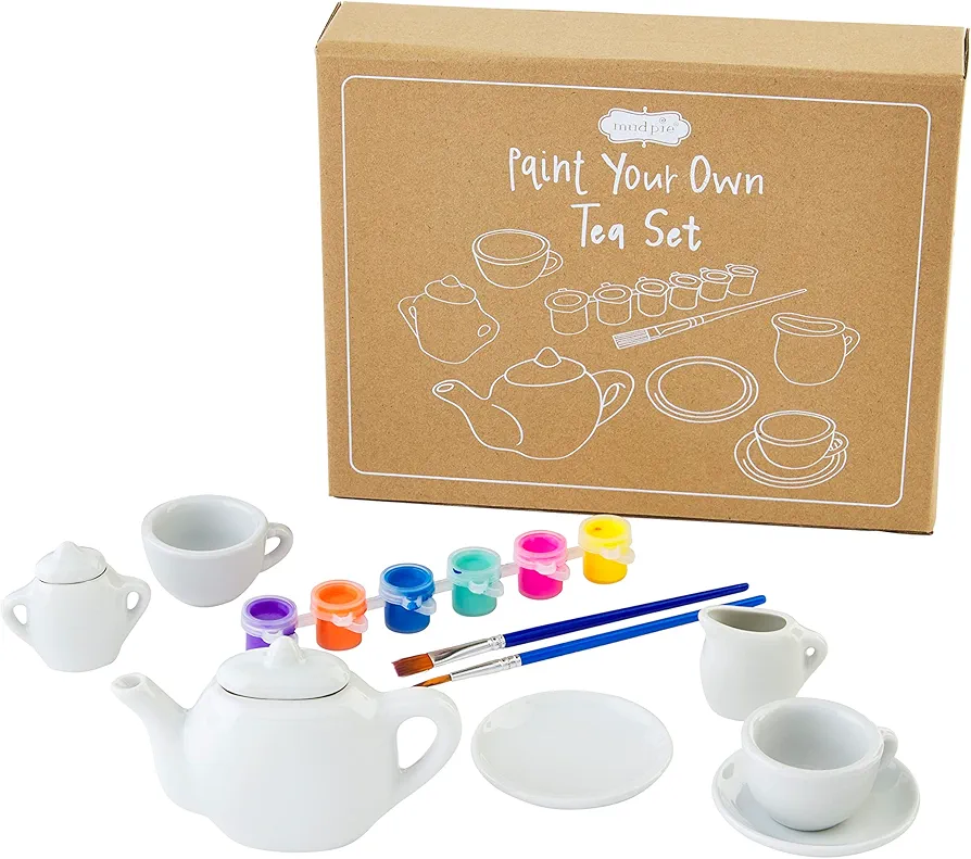 Mud Pie Paint Your Own Tea Set