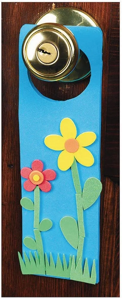 Super Foam Dazzling Doorknob Hangers Craft Kit