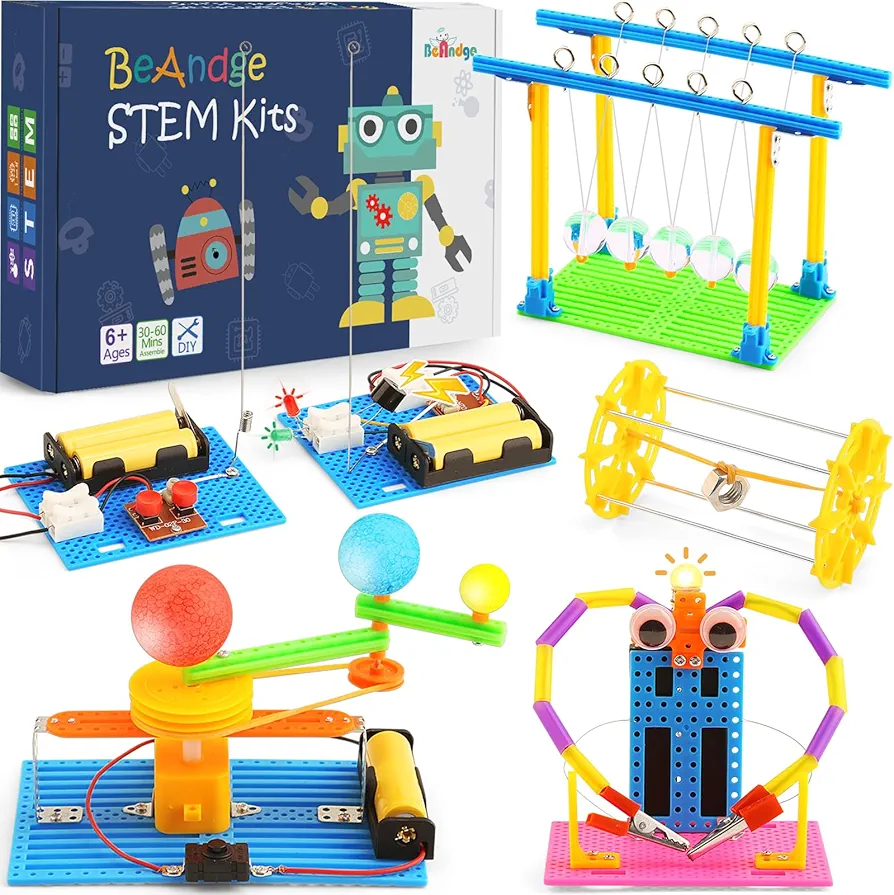 STEM Science Kits for Kids Age 8-12, STEM Toys for Boys Crafts 8-10, Science Activities Experiments, Engineering Projects Activity Robot Building Craft Kit for Girls 6-8 6 7 8 9 10 11 Year Old Gifts