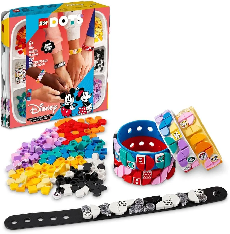 LEGO DOTS | Disney Mickey & Friends - 41947 mega-Set of Bracelets - DIY kit; for Creative Children Aged six (349)