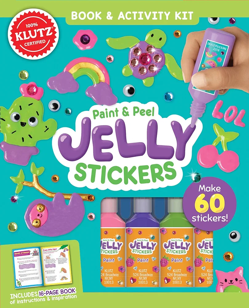 Klutz Paint & Peel Jelly Stickers Craft Kit