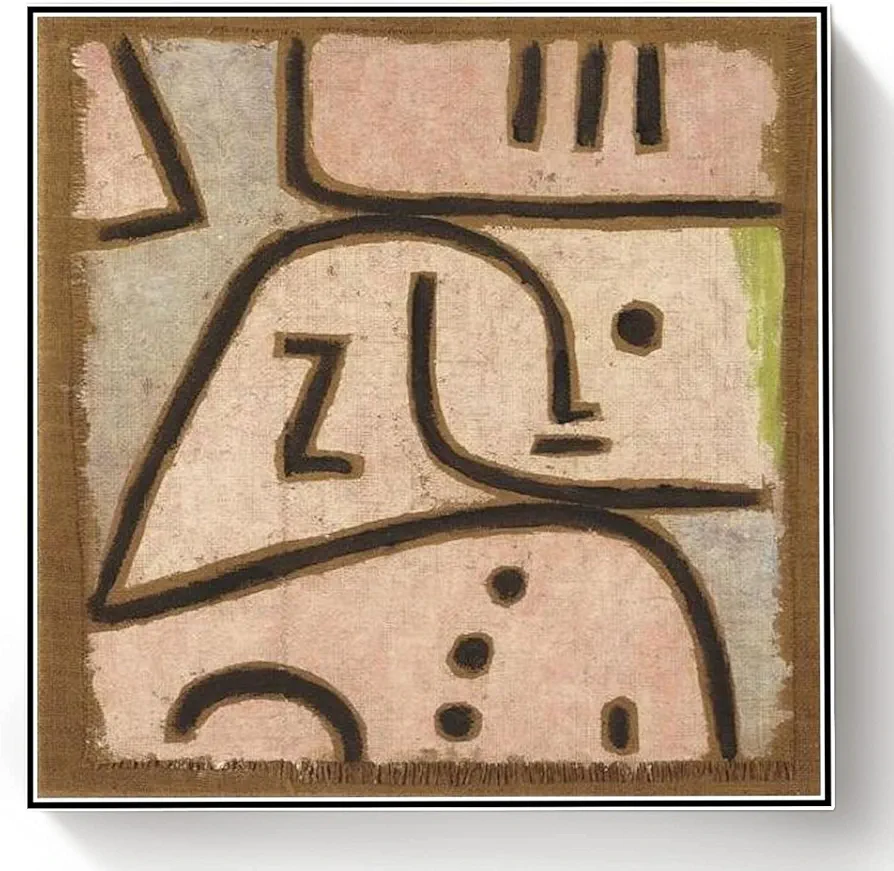 Paint by Numbers for Adult Kits Wi in Memoriam Painting by Paul Klee Arts Craft for Home Wall Decor